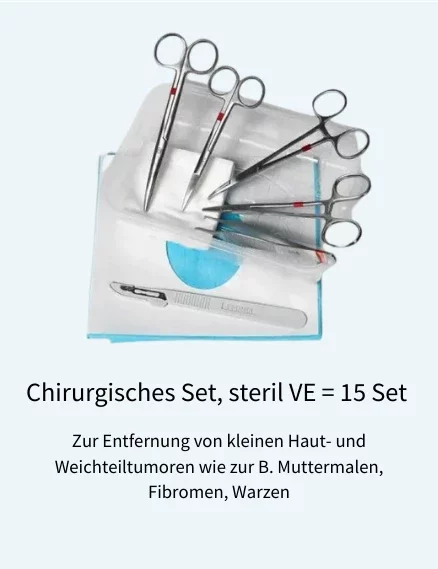 Chirurgisches Set steril VE 15 Sets