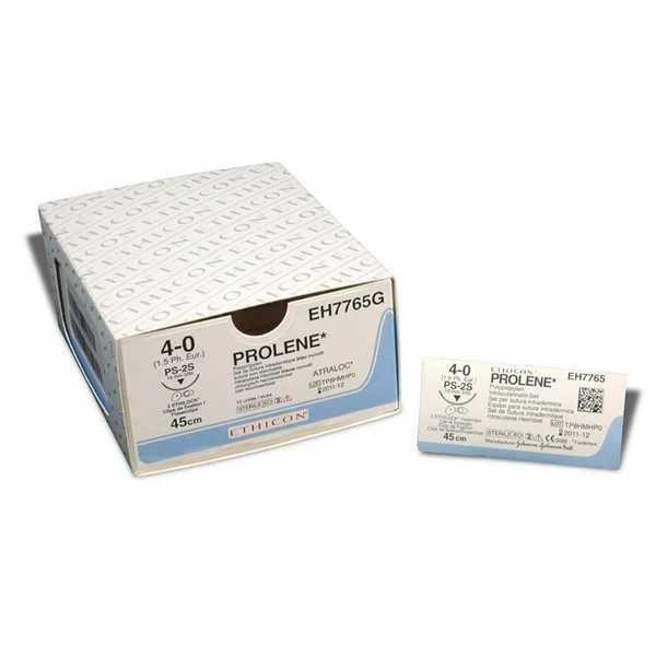 PROLENE SH 2/0=3 blau monofil Nahtmaterial Fadenlänge 75 cm 36 Stück
