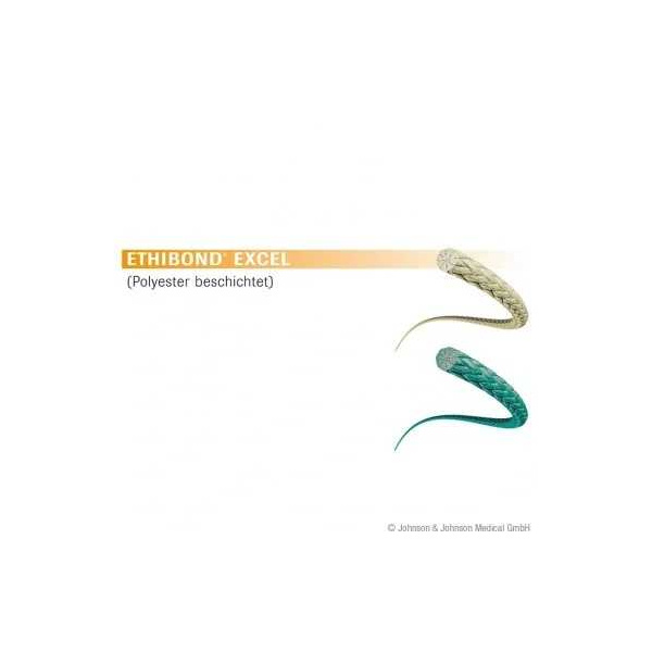 ETHIBOND EXCEL 0=3,5 grün geflochten Nahtmaterial Fadenlänge 2 x 70cm36Stück 02042023