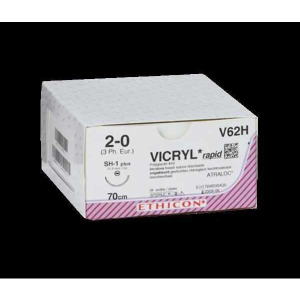 VICRYL Plus SH-PLUS 2/0=3 violett Nahtmaterial Fadenlänge 70 cm 36 Stück geflochten