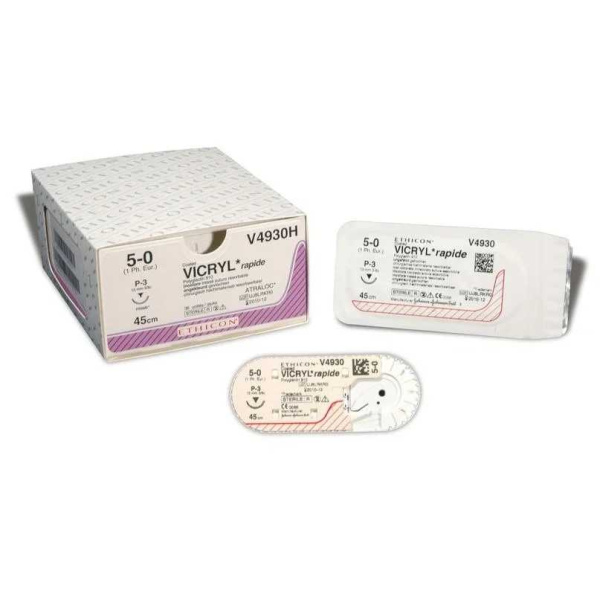VICRYL rapide V4 4/0=1,5 ungefärbt Nahtmaterial Fadenlänge 75 cm 36 Stück geflochten