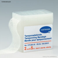 Tamponadebinden steril 1cmx5m DIN 61635-TB