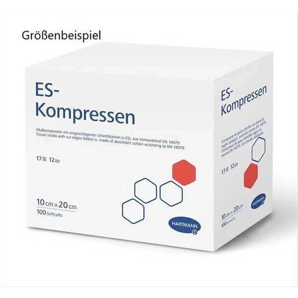 ES-Kompressen steril 8-fach 5 x 5 cm VE = 5 x 2 Stück