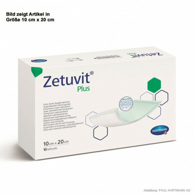 Zetuvit Plus 15x20cm steril 10 Stück