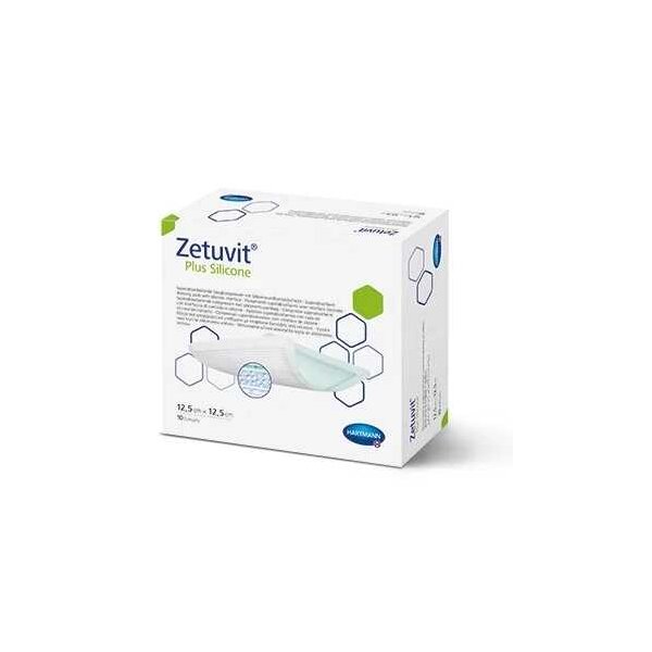 Zetuvit Plus Silicone steril 8x8cm 10 Stück