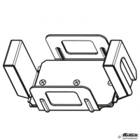 Leichtmetall-Geh&auml;nge f&uuml;r 1 x 100 ml
