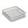 Siebschale 480 x 254 x 50 mm, mit Fallgriffen, Stapelrahmen,
