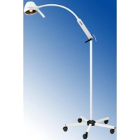 Standrohr auf Rollfu&szlig;, Stahl, wei&szlig;...