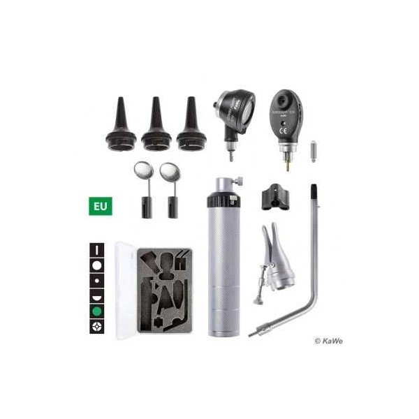 KaWe Basic Set C10/E16, Otoskop und Ophthalmoskop 2,5 V, VL,VL, 6 Blenden inkl. Zubehör