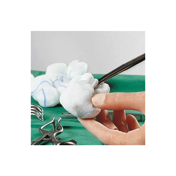 Gazin Tupfer aus Verbandmull steril,2+3 pflaumengroß 25 x 5 Stück ohne RöntgenkontrastfadenUK = 10 Pack