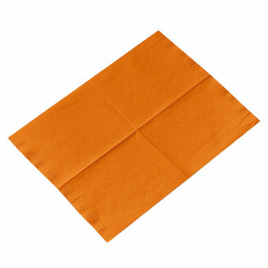 Kopfstützenschoner Tissue/PE, 25 x 33 cm, orange VE = 500 Stück