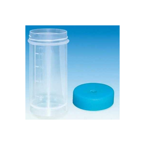 Universalcontainer Versandgefäße 100 ml, 48 x 80 mm 250 Stück Deckel beiliegend