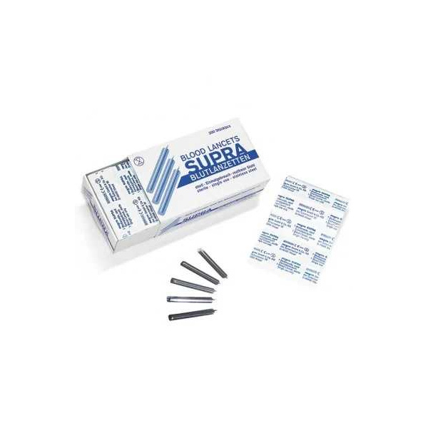 Blutlanzetten Supra VE = 200 Stück -ausser Handel-Alternative: HRZ 1110101