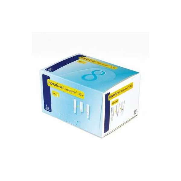 NovoFine Autocover 30 G 0,30 x 8 mm Sicherheits Pen-Kanülen 100 Stück