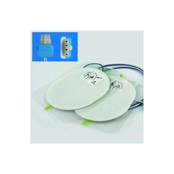 Einmal-Multifunktions-Defi-Elektroden für Erw. über 25 kg 1 Paar passend zu Welch Allyn AED 10