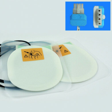 Einmal-Multifunktions-Defi-Elektroden röntgenfähig für Erwachsene über 25kg 1 Paar passend zu Welch Allyn AED  10 Stück