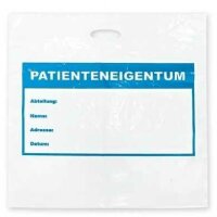 Tragetaschen Patienteneigentum weiß, 60 x 60 x 10,5...