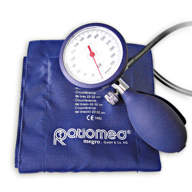 Blutdruckmessgerät ratiomed 1-Schlauch mit Klettenmanschette abw. lose