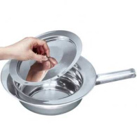 Stechbecken mit Flachgriff und Deckel für Erwachsene...
