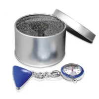 Schwesternuhr ratiomed blau/silber in Metalldose