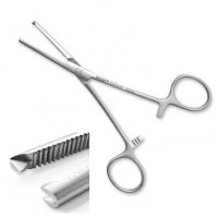 Kocher Arterienklemme megro gerade, gerieft, 16 cm