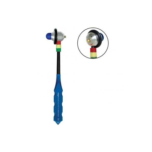 Perkussions/Reflexhammer ratiomed für Kinder, blau, 21 cm, Aluminium