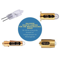 Halogenlampe ohne Reflektor zu Osram HLX64250, 6 V/20 W