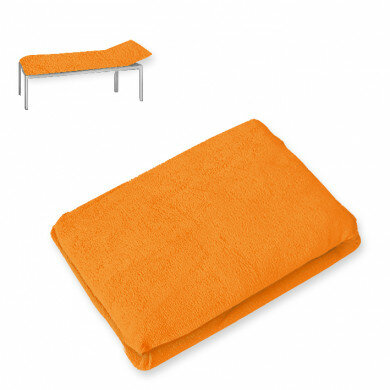 Liegenbezug Frottee orange 65 x 195 cm