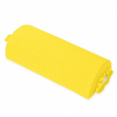 Nackenrollenbezug Frottee gelb für Rollen 50 cm