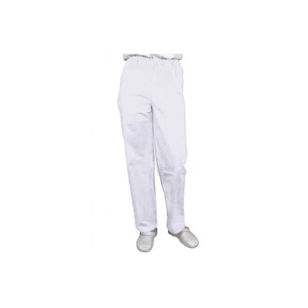 Hose Typ Bochum weiß, Gr. XS = 0 Gr. 34/36 Damen, Gr. 40/42 Herren 50 % Baumwolle / 50 % Polyester