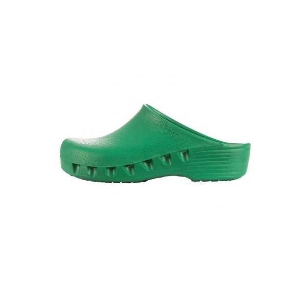 mediPlogs OP-Schuhe ohne Fersenriemen grün, Gr. 44 - neue Ausführung -UK = 10 Paar