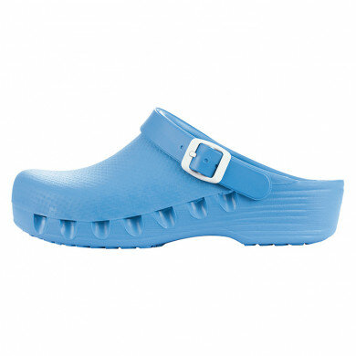mediPlogs OP-Schuhe mit Fersenriemen hellblau Gr.  46 Stück
