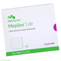 Mepilex Lite Schaumverband ohne Haftrand steril, 6 x 8,5...