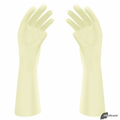 Gentle Skin Premium OP-Handschuhe Latex puderfrei steril Größe 8,5,  50 Paar