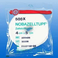 NOBAZELLTUPF Zellstofftupfer steril 4 cm x 5 cm 500 Tupfer