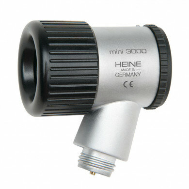 mini 3000 Dermatoskop 25 V schwarz mit Lampe mit Kontaktscheibe mit Skala ohne Griff