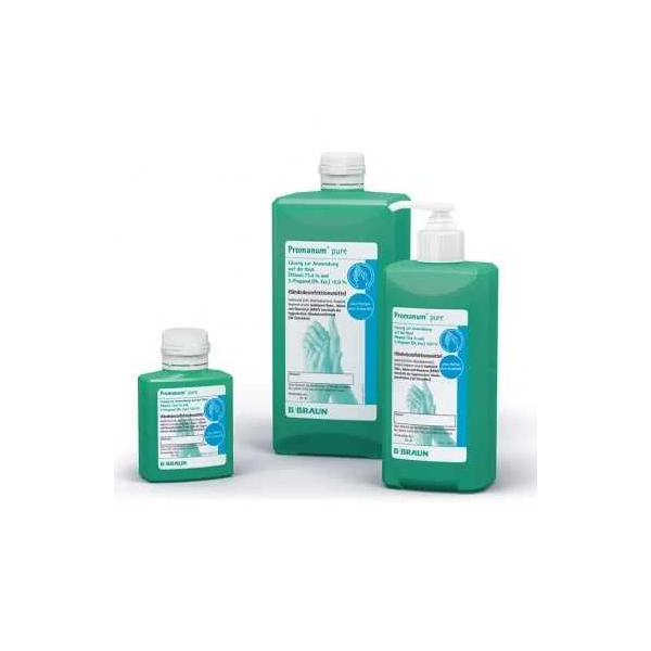 Promanum pure 500 ml Spenderflasche oval Händedesinfektion