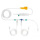 TIVA-Set Infusionssystem, 2-fach mit 2 Anschlussleitungen 10 Stück