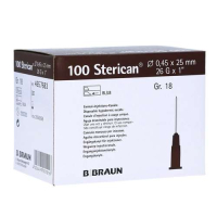 Sterican Einmal-Kanülen Nr. 18 0,45 x 25 mm braun VE  100 Stück