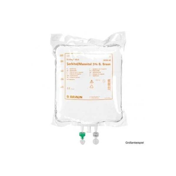 SorbitolMannitol 3 % B. Braun VE = 4x3000ml Stück Ecobag click