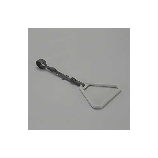 Handgriff Cora, Kunststoff 24 cm mit Gurt, Lasche und Metallring