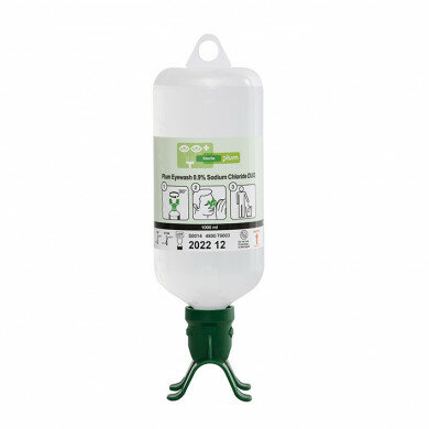 Plum Augenspülflasche Duo 1 Liter  09 % Natriumchloridlösung