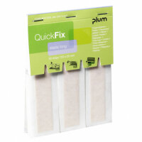 QuickFix Elastic long Refill Pflaster 12 x 2 cm 30 Strips