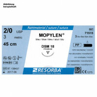 Mopylen DSM 11 50=1 blau monofil Nahtmaterial...