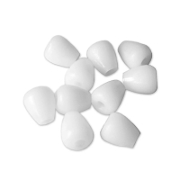 Ohroliven hart, wei&szlig;, f&uuml;r duplex VE = deluxe...