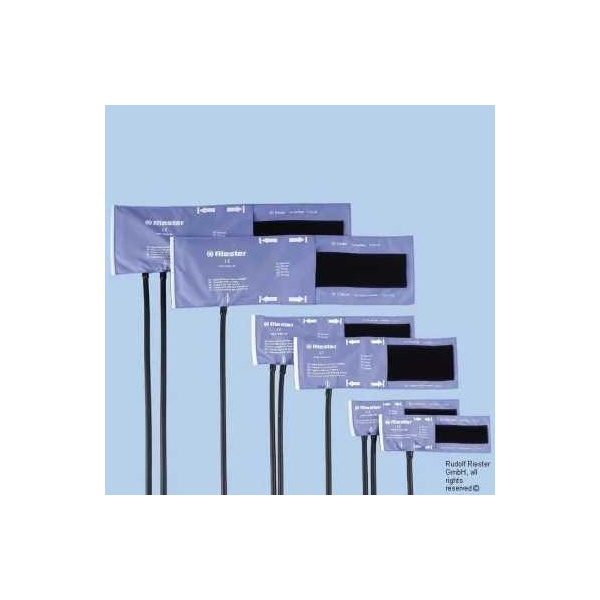 Klettenmanschette Kinder,35,5 x 10 cm, 1-Schlauch, blau