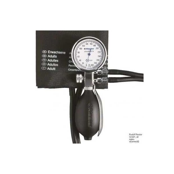 minimus i O49mm Doppelschl Manometer allein schwarz