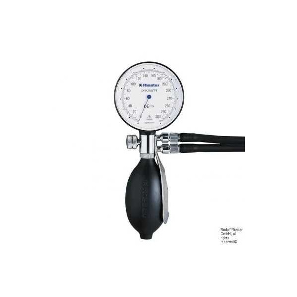 precisa N Manometer Kunststoff/Metall Doppelschlauch, ohne Manschette