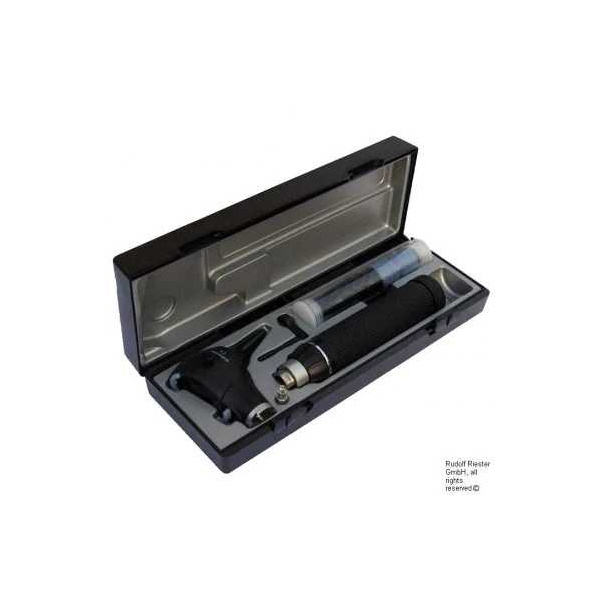 ri-scope L F.O. Otoskop L3 XL 2,5 V,mit Griff Typ C für 2 Alkaline-Batterien Typ C oder ri-accu