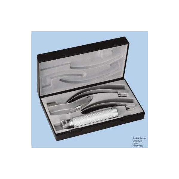 ri-standard Laryngoskop-Set Macintosh,Vakuum 2,7 V, mit Griff Typ C und Spatel Nr. 2, 3, 4